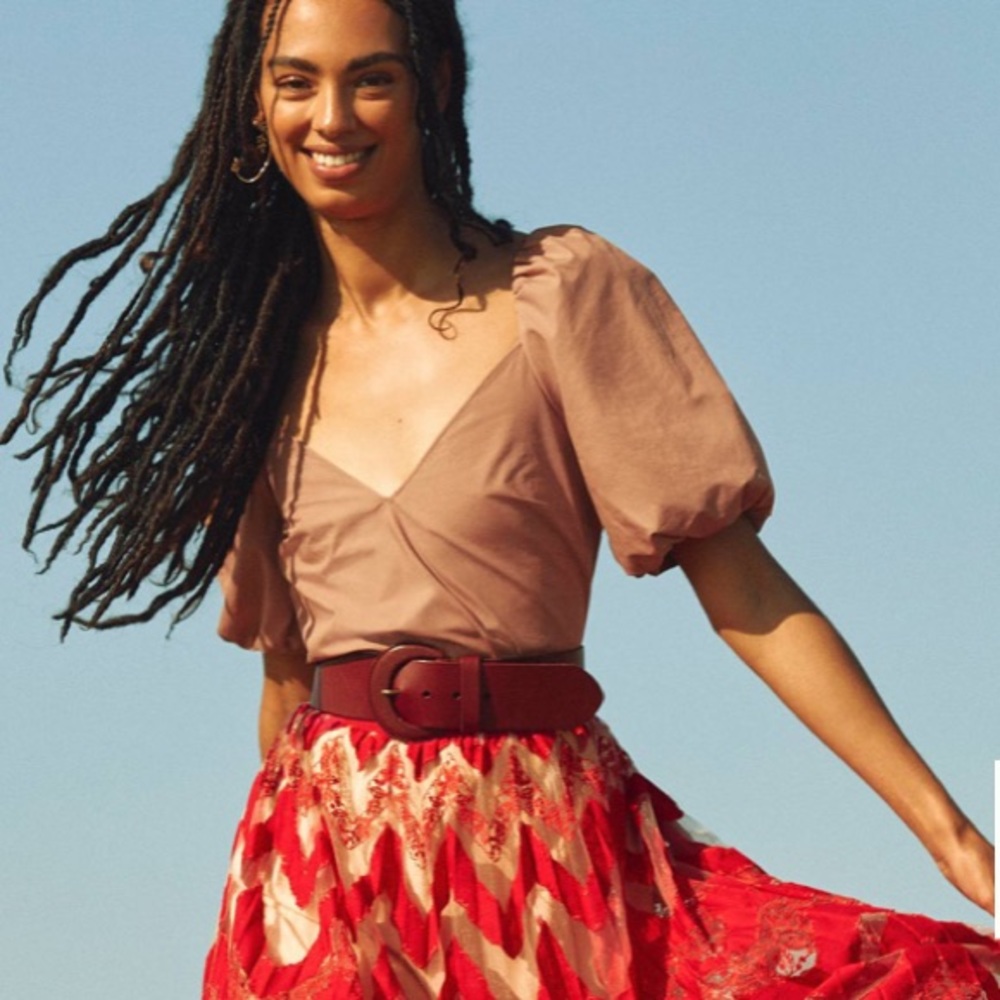 BRAND NEW Anthropologie Leather Waist Belt